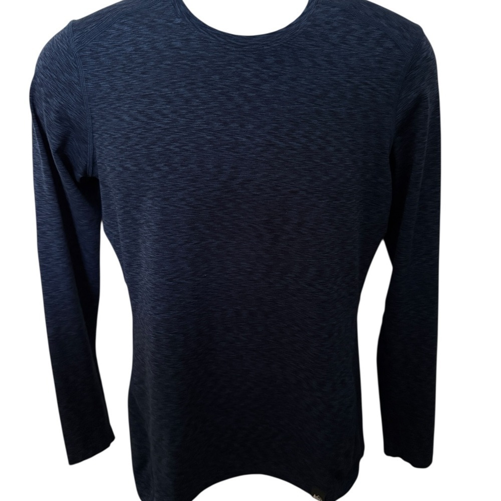 REI Dark Blue Heathered Long Sleeve Tee Shirt Women M Medium
